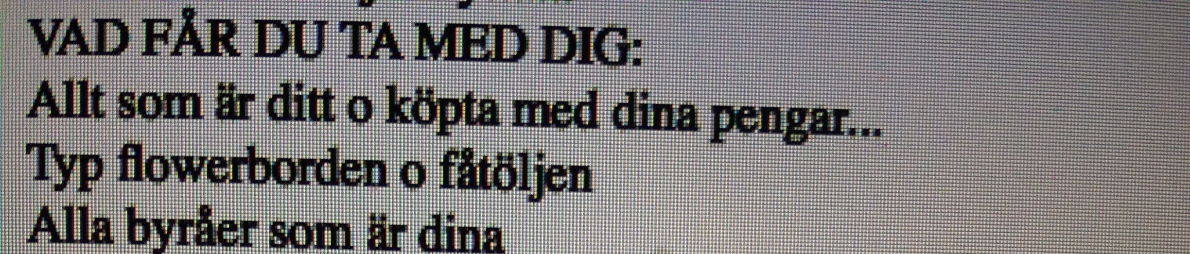 Skriv på! Annars kommer polisen och avhyser Dig…