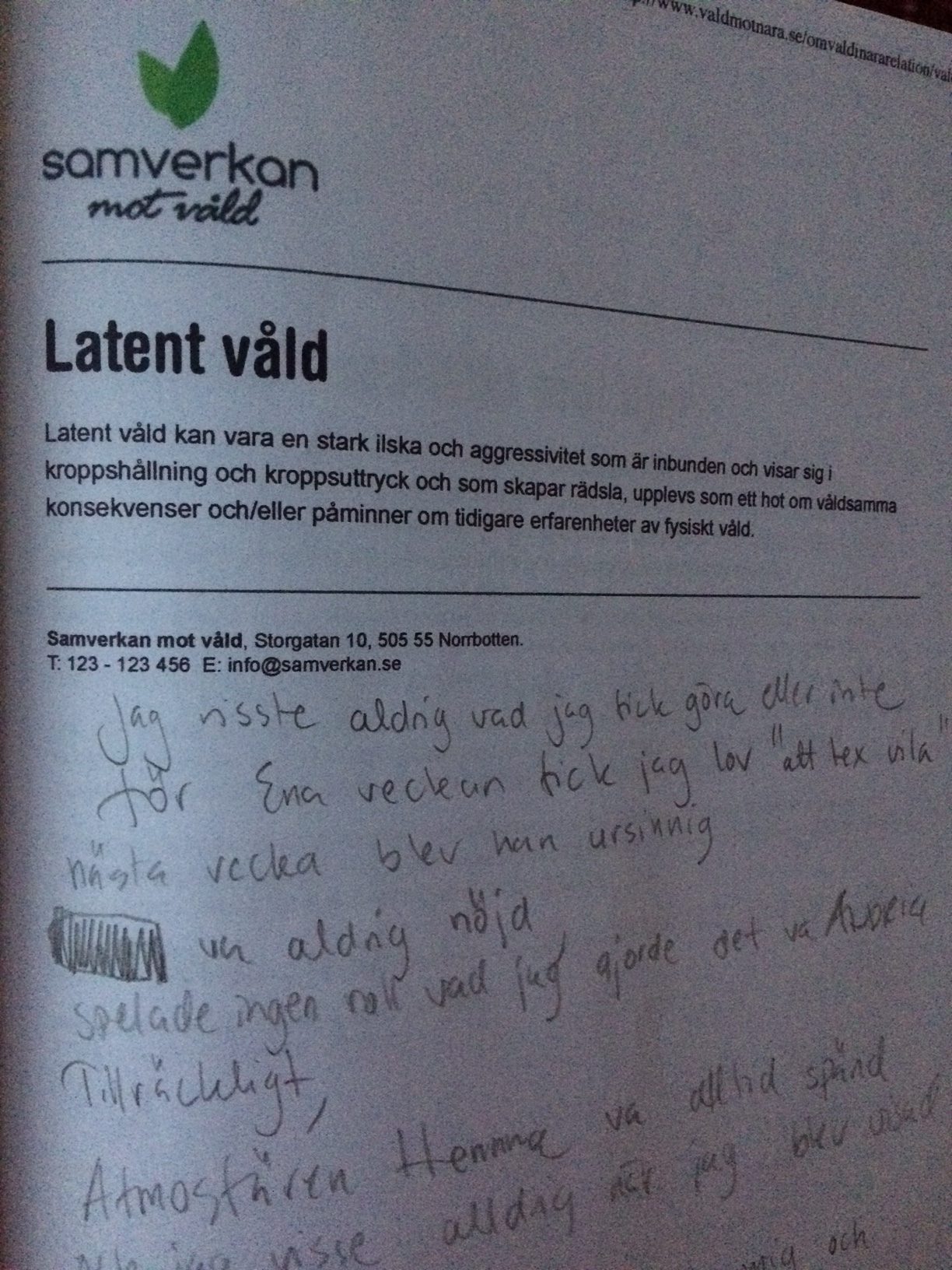 Latent våld…
