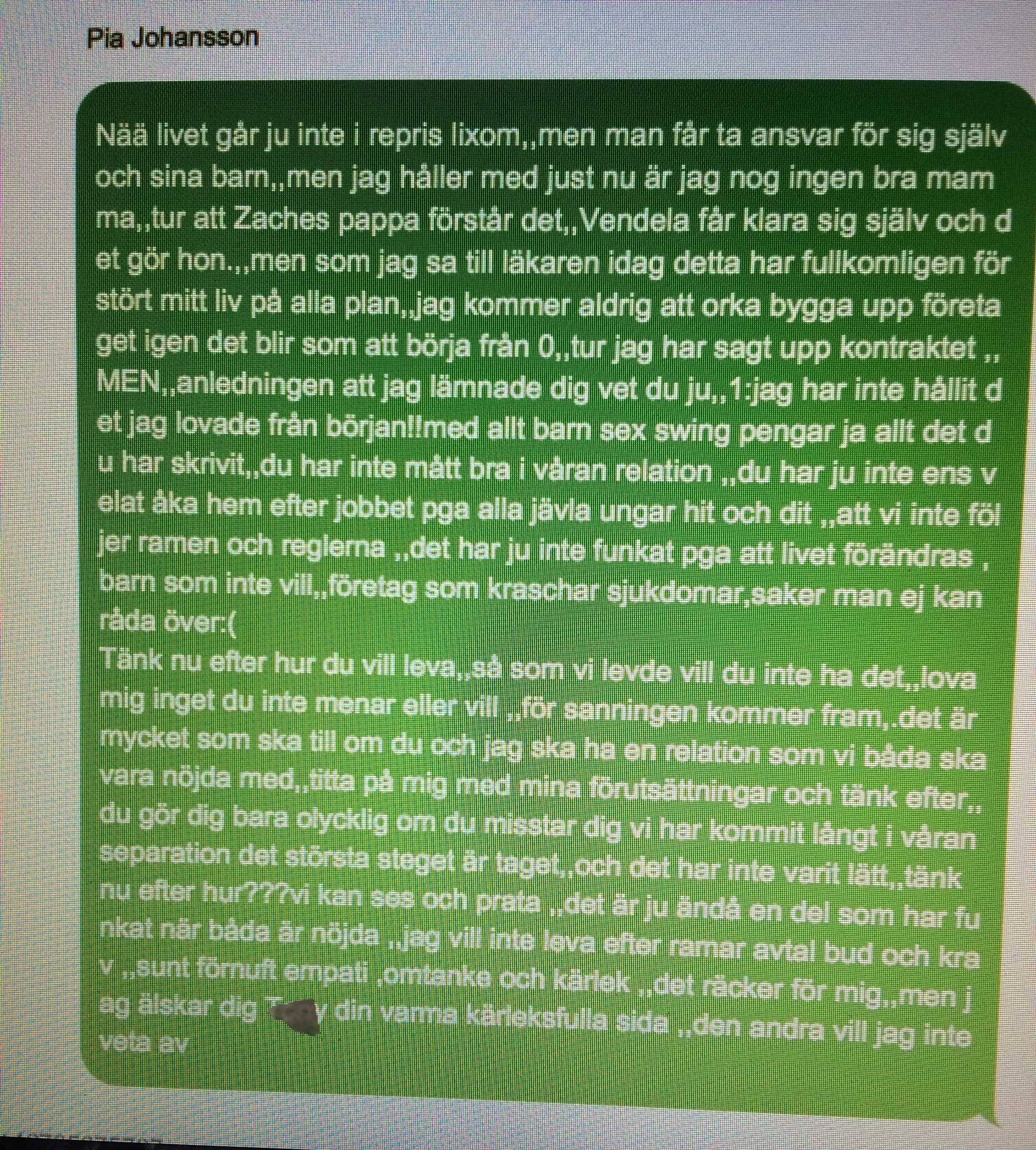 Jag va sjuk och för fin för att gå till socialen, det va så han sa…