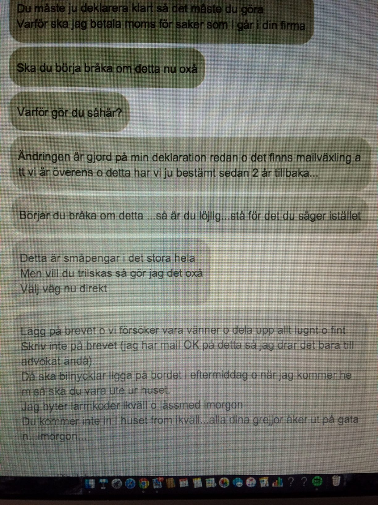 Jag tar hjälp av min advokat och polisen – Det va så han sa…